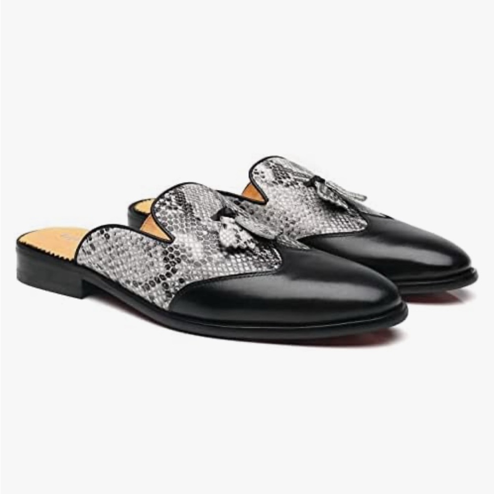 Men’s Black and Gray Men's Loafers